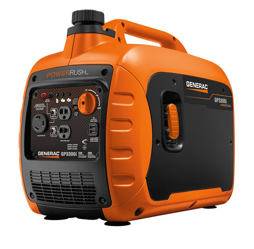 Generac 7153 GP3300i 2500W Portable Inverter Generator w/COsense (CARB Compliant)