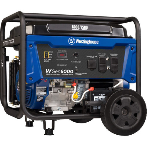 Westinghouse WGen6000 6000W Electric Start Portable Generator