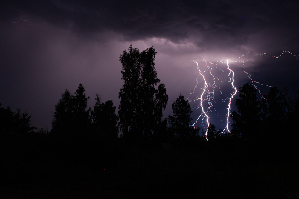 Photo showing severe weather in California