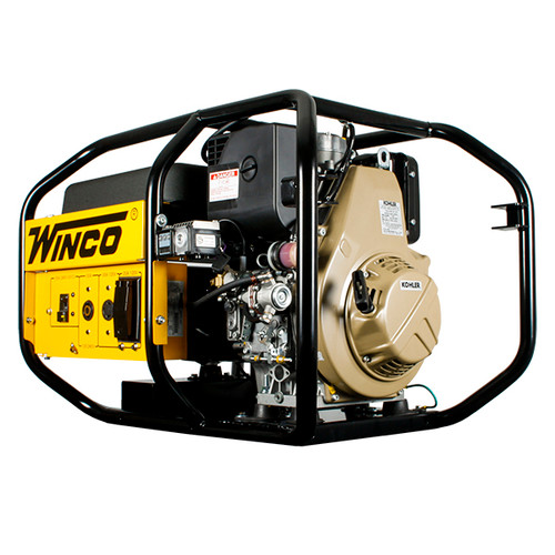 WINCO W6010KE-03/B 5160W Electric Start Portable Diesel Generator