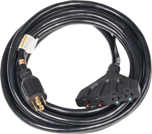 Westinghouse WGC25 25' 30A L14-30P to 4 x 50-20R Power Cord