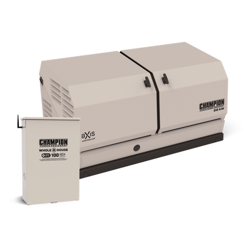 Champion 201220 22kW aXis Generator with 100A SE Transfer Switch